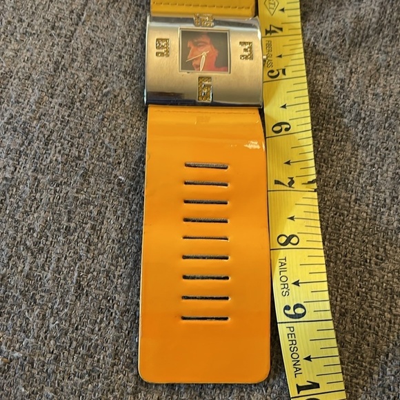 Elvis Presley Orange Sherbet Square Watch Need Battery - Picture 7 of 7